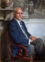 O. Kelley Anderson Oil on canvas  47 1/2 x 34 3/4