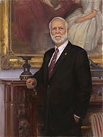 G. Wayne Clough  12th Secretary of the Smithsonian Institution Oil on canvas 54 � x 41