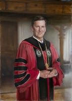 Stephen Ainlay, 18th President Union College, Schenectady, NY Oil on canvas 50 � x 36 �