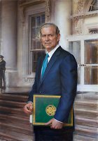 James A. Baker III 61st U.S. Secretary of State Oil on canvas 52 � x 37
