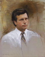 Senator H. John Heinz III Oil on canvas 23 x 28 7/8